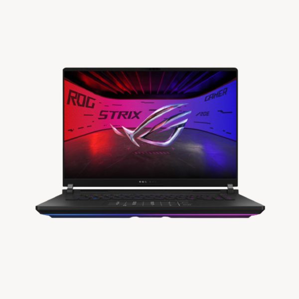 ASUS ROG Strix G16 G615LR with RTX 5070 Ti gaming laptop front view.