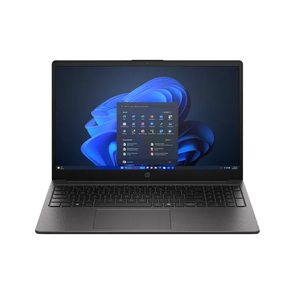 HP 255 G10 Business Laptop front view showing 15.6 inch FHD display.